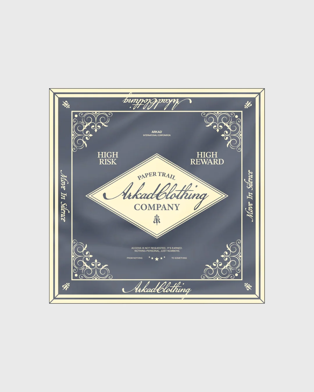 Bandana Gris Beige Paper Trail - Image 7