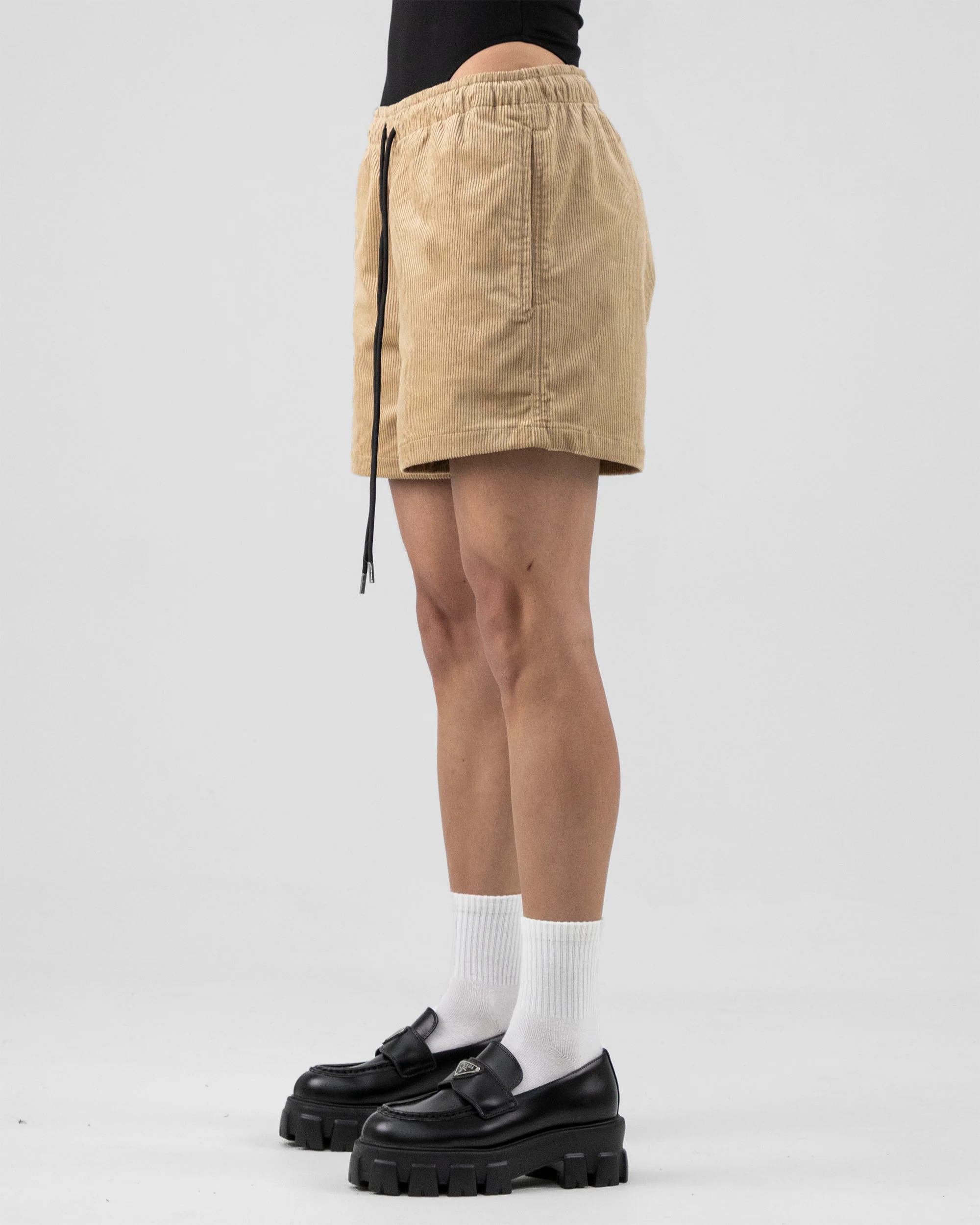Classic Short pant Corduroy - Beige - Image 3