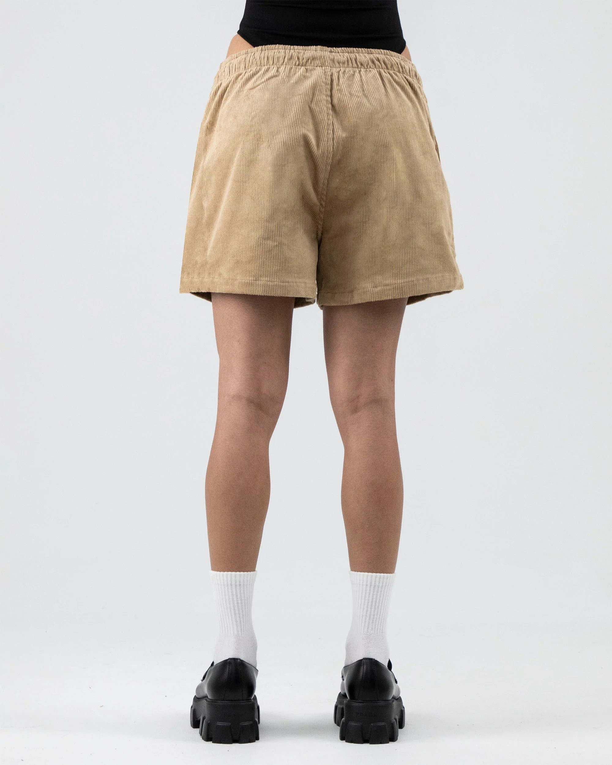 Classic Short pant Corduroy - Beige - Image 4