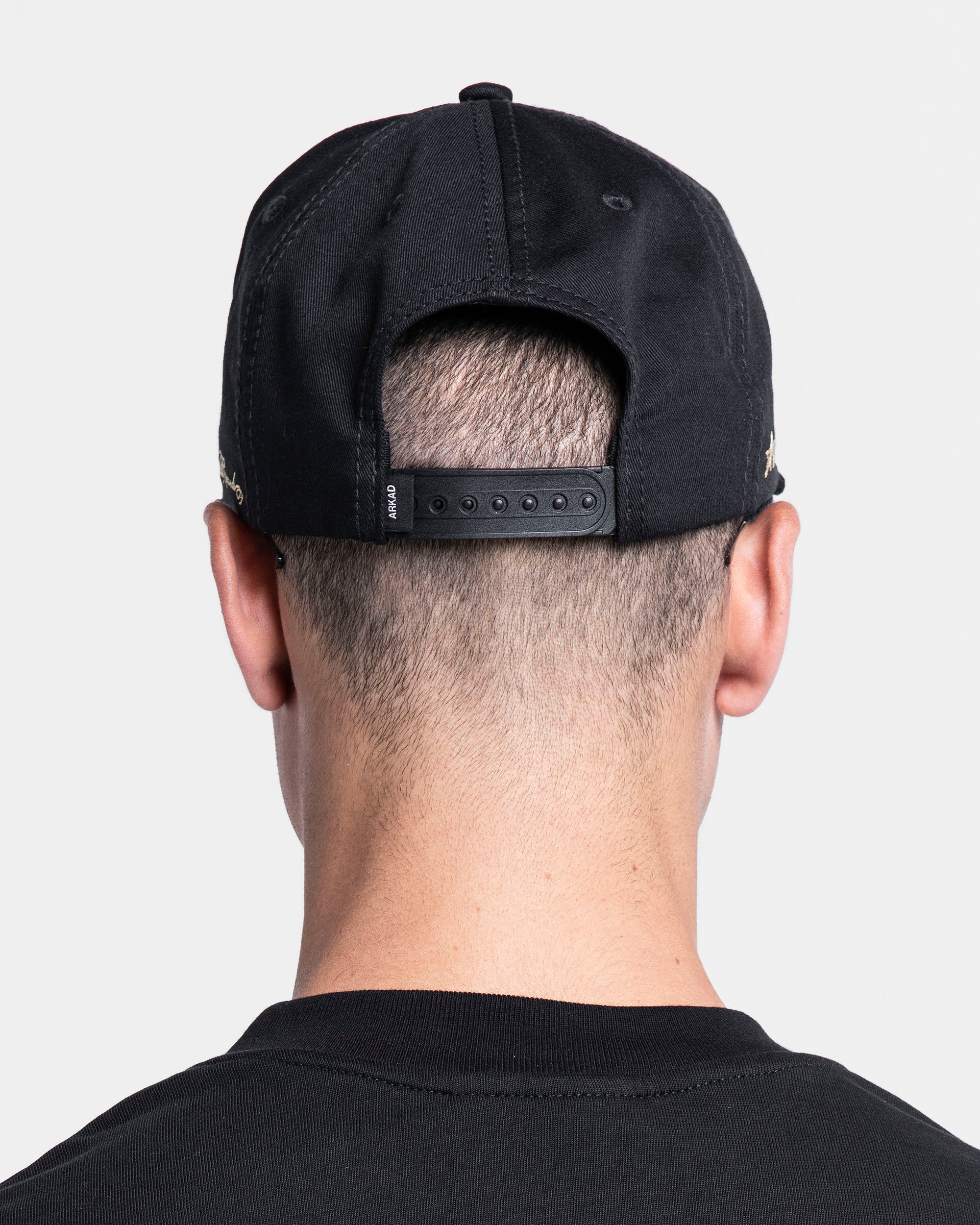 Gorra Cordón Negra Con Dorado Arkad Records - Image 9