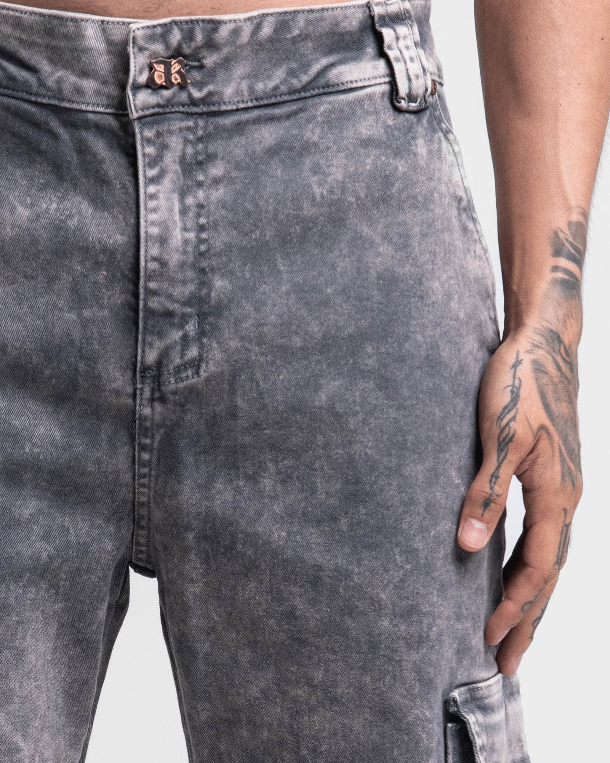 Jean Cargo Dirty Gris - Image 5
