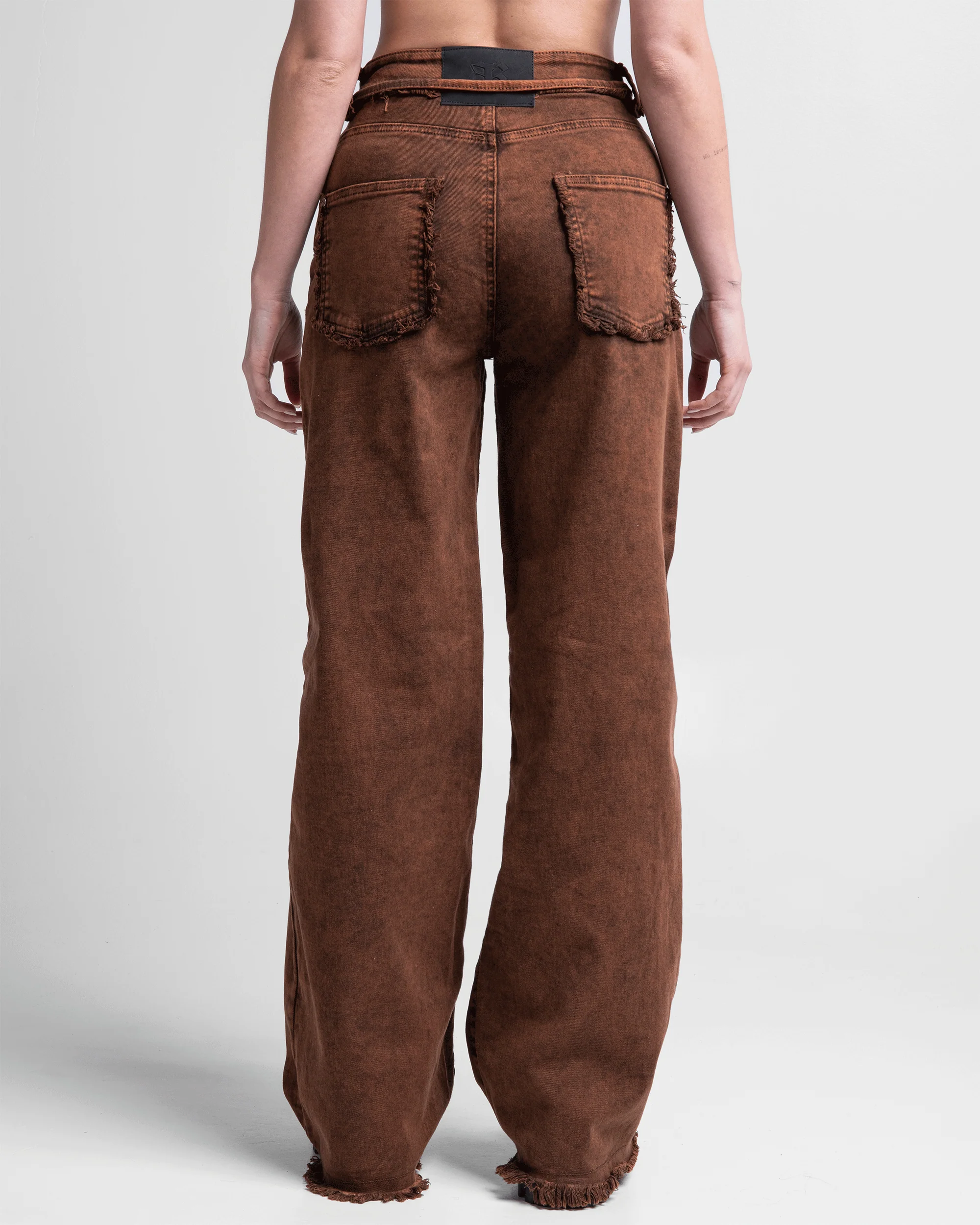 Jean Acid Wash Cafe Mujer - Image 5