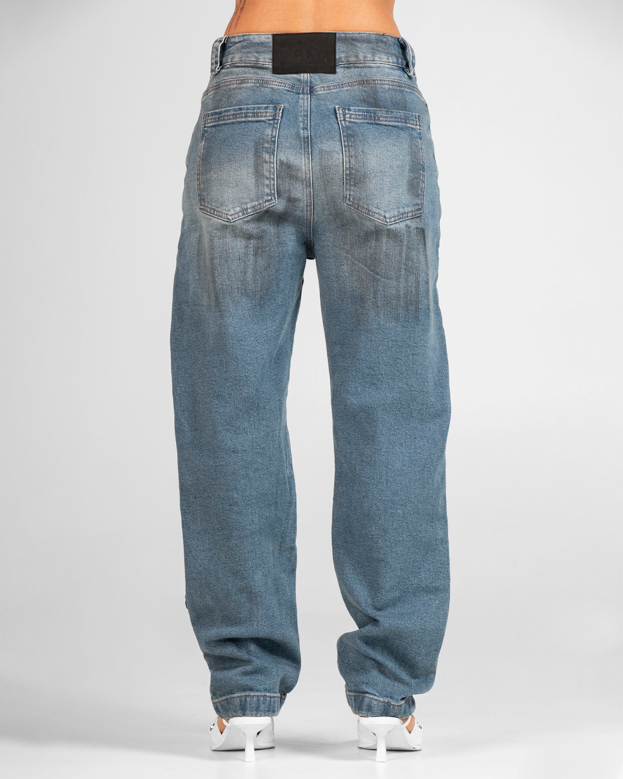 Jean Dirty Azul Mujer - Image 3