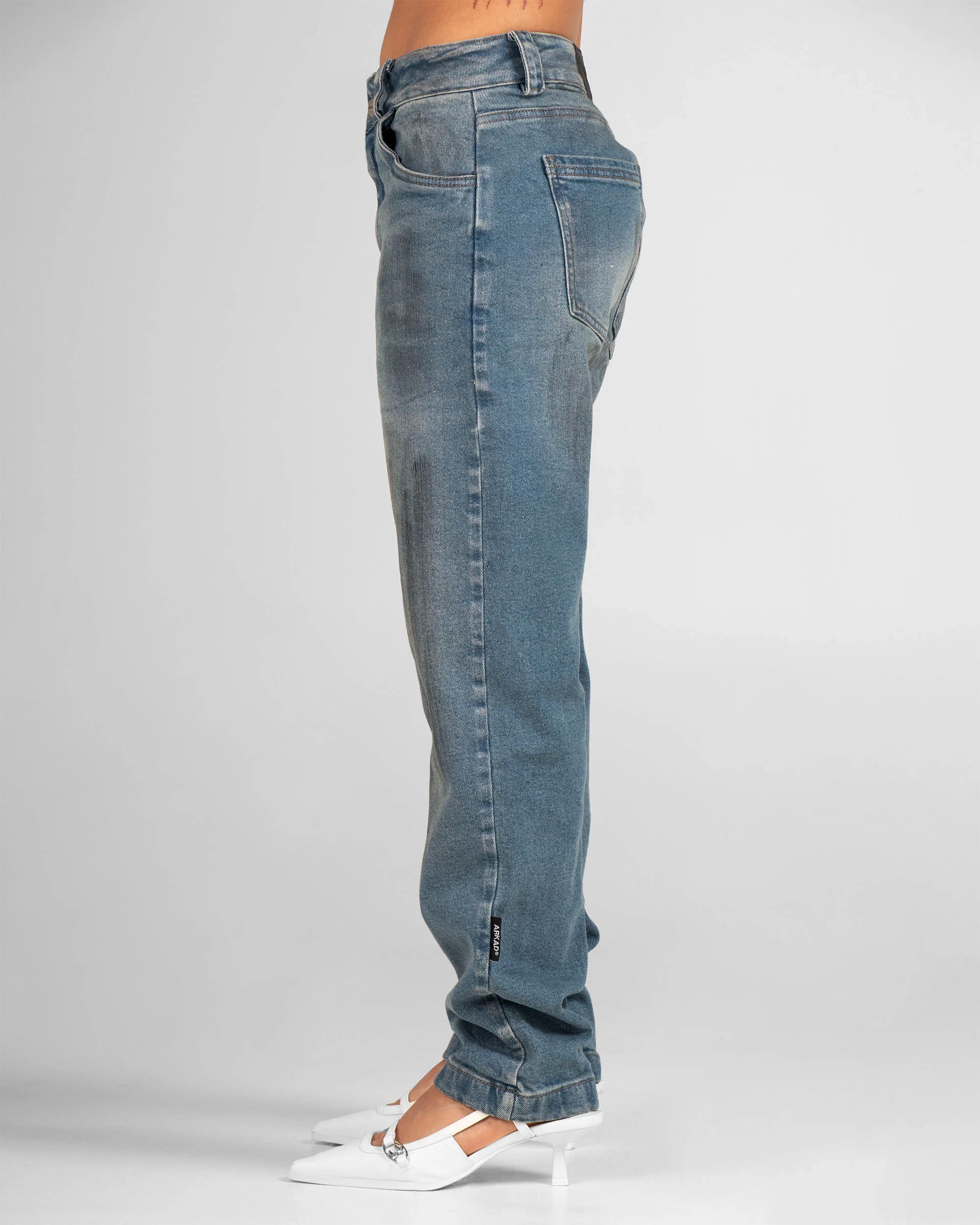 Jean Dirty Azul Mujer - Image 4