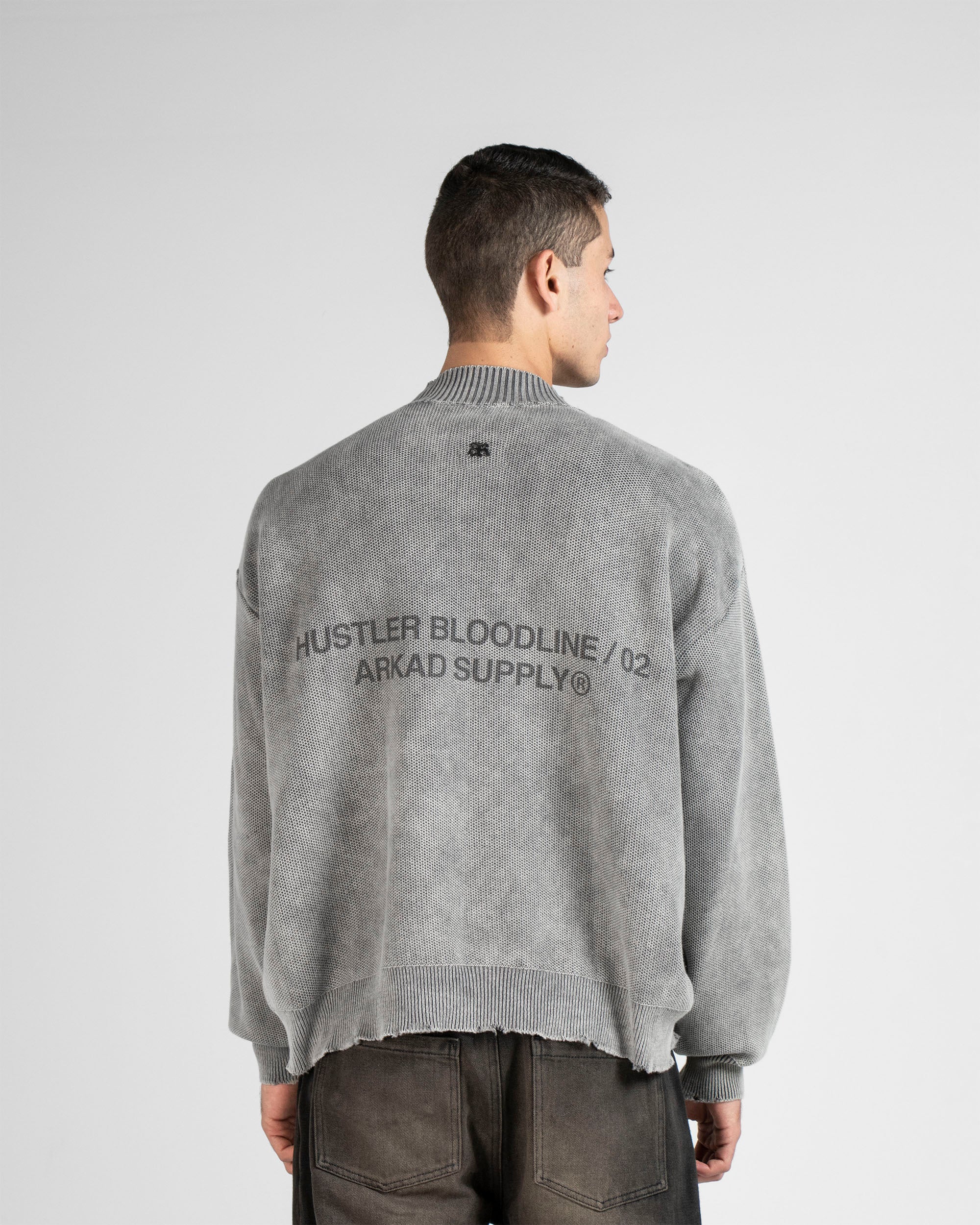 Knit Sweater Gris - Image 3