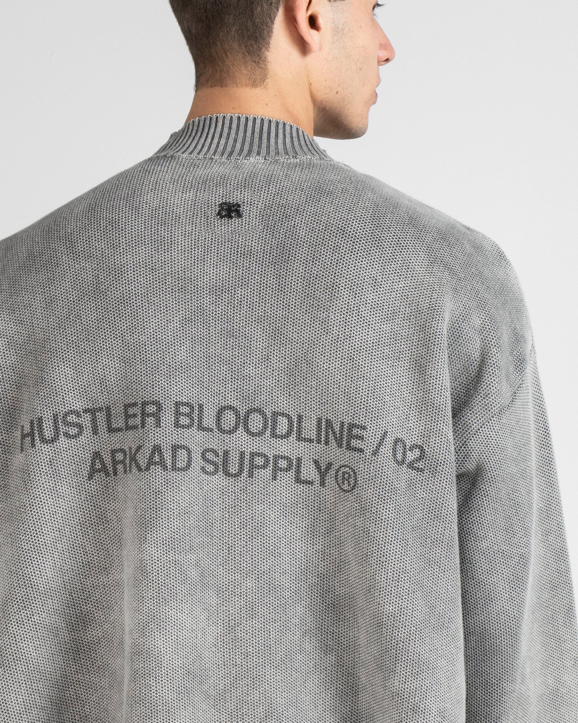 Knit Sweater Gris - Image 6