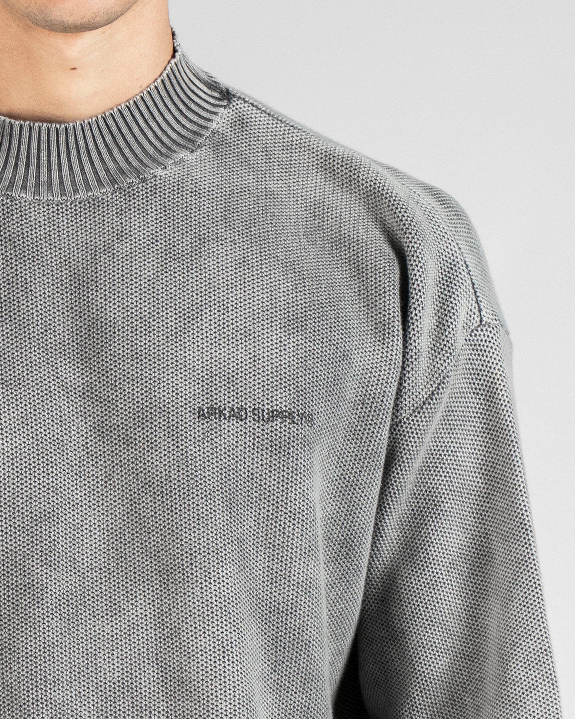 Knit Sweater Gris - Image 9