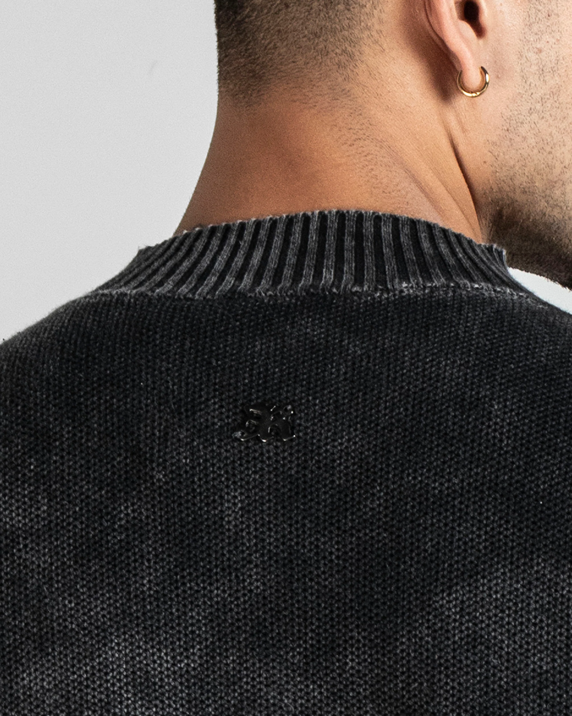 Knit Sweater Negro - Image 7