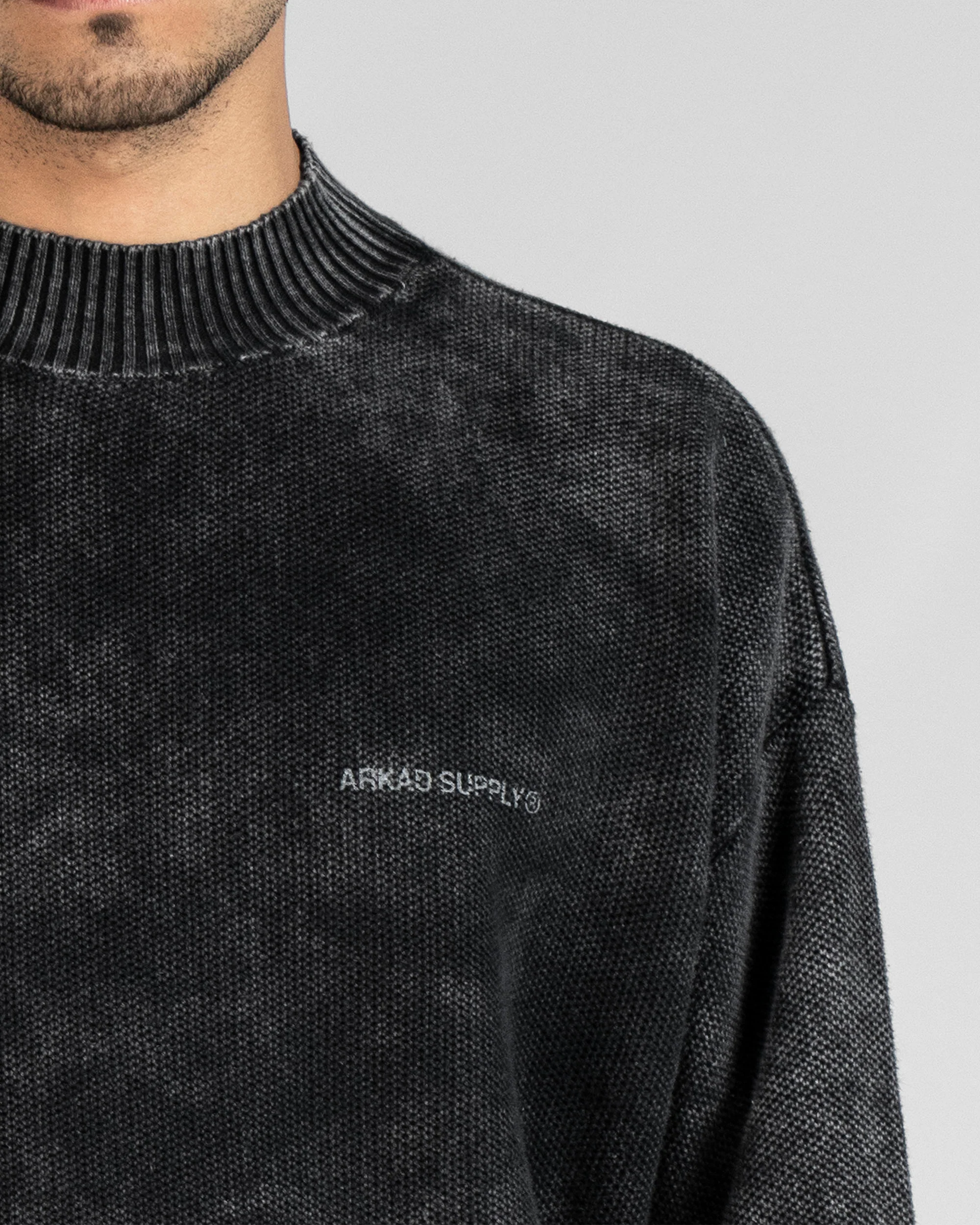 Knit Sweater Negro - Image 8