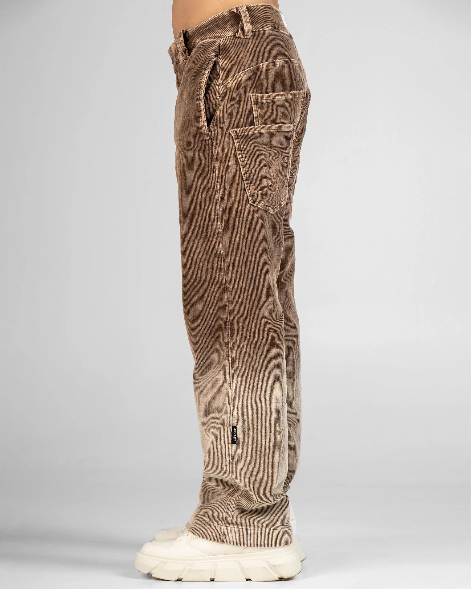 Pantalon Corduroy Degrade Cafe - Image 3