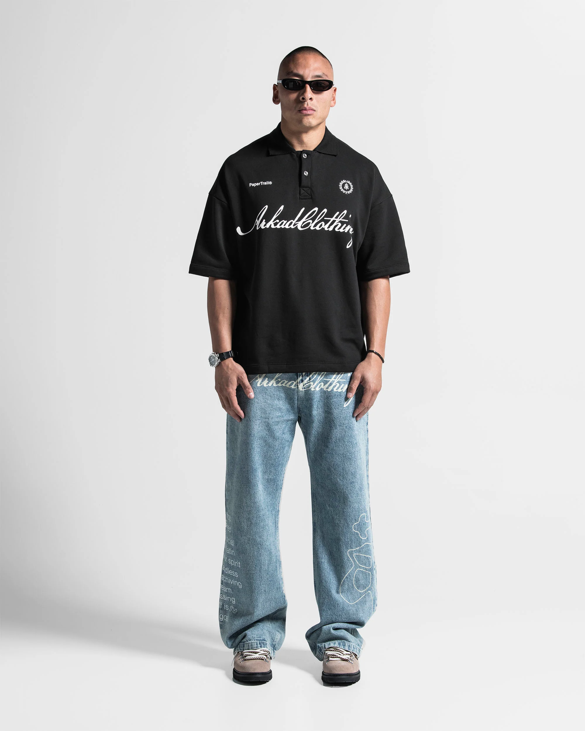 Printed Denim Pant Azul Claro - Image 15