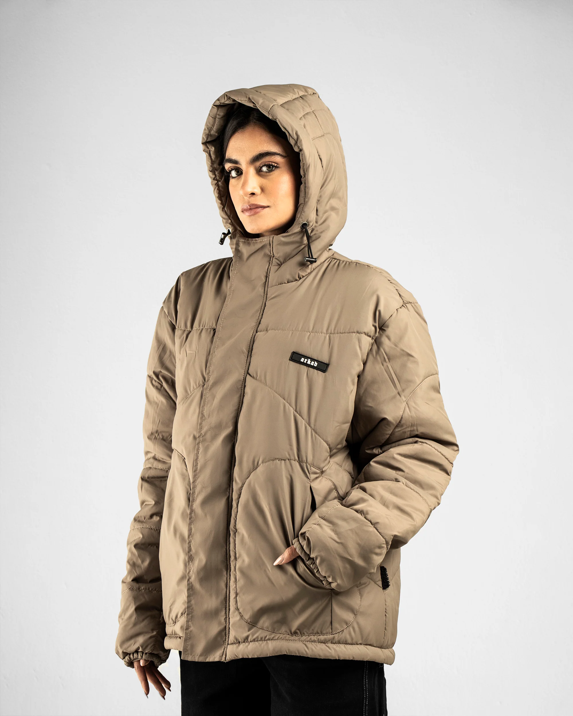 Puffer Jacket - Cafe - Image 5