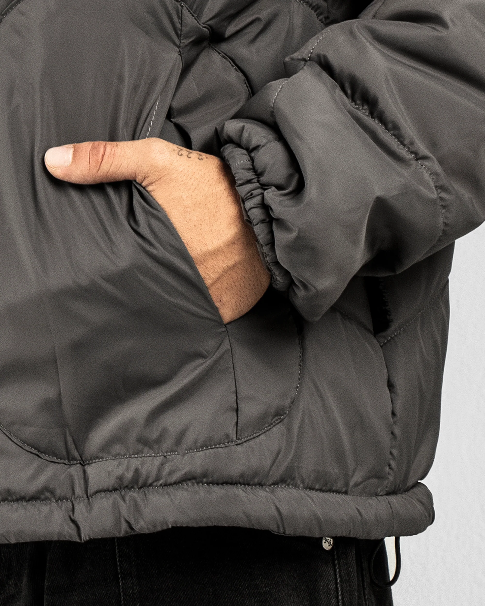 Puffer Jacket - Gris - Image 3