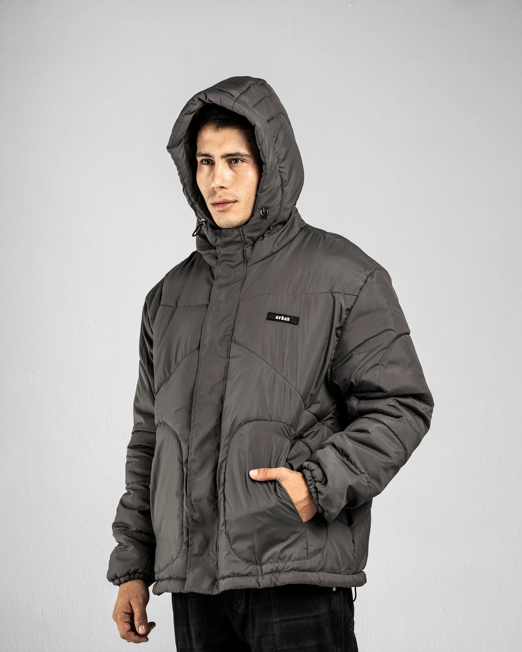Puffer Jacket - Gris - Image 4