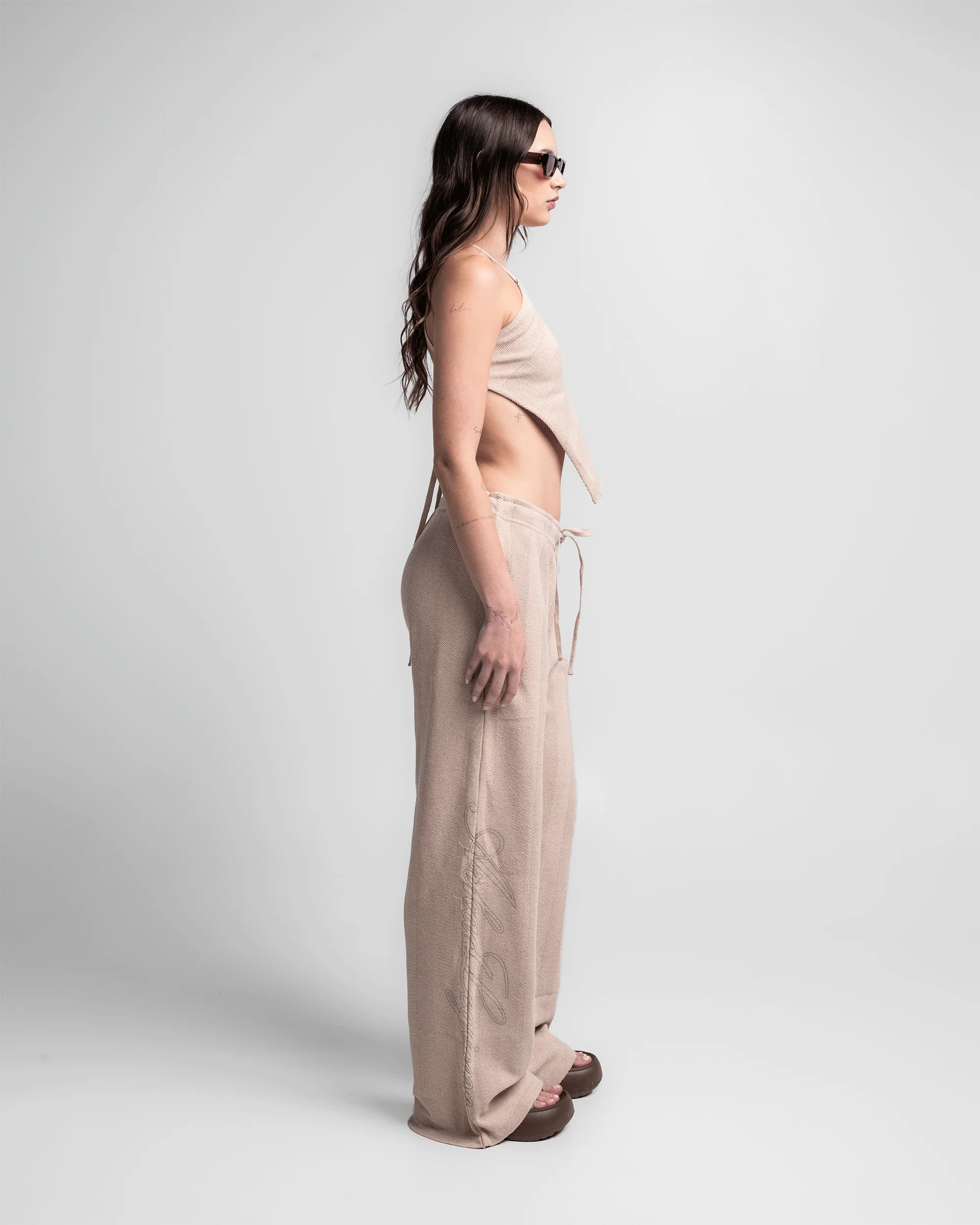 Knit Top Khaki - Image 7