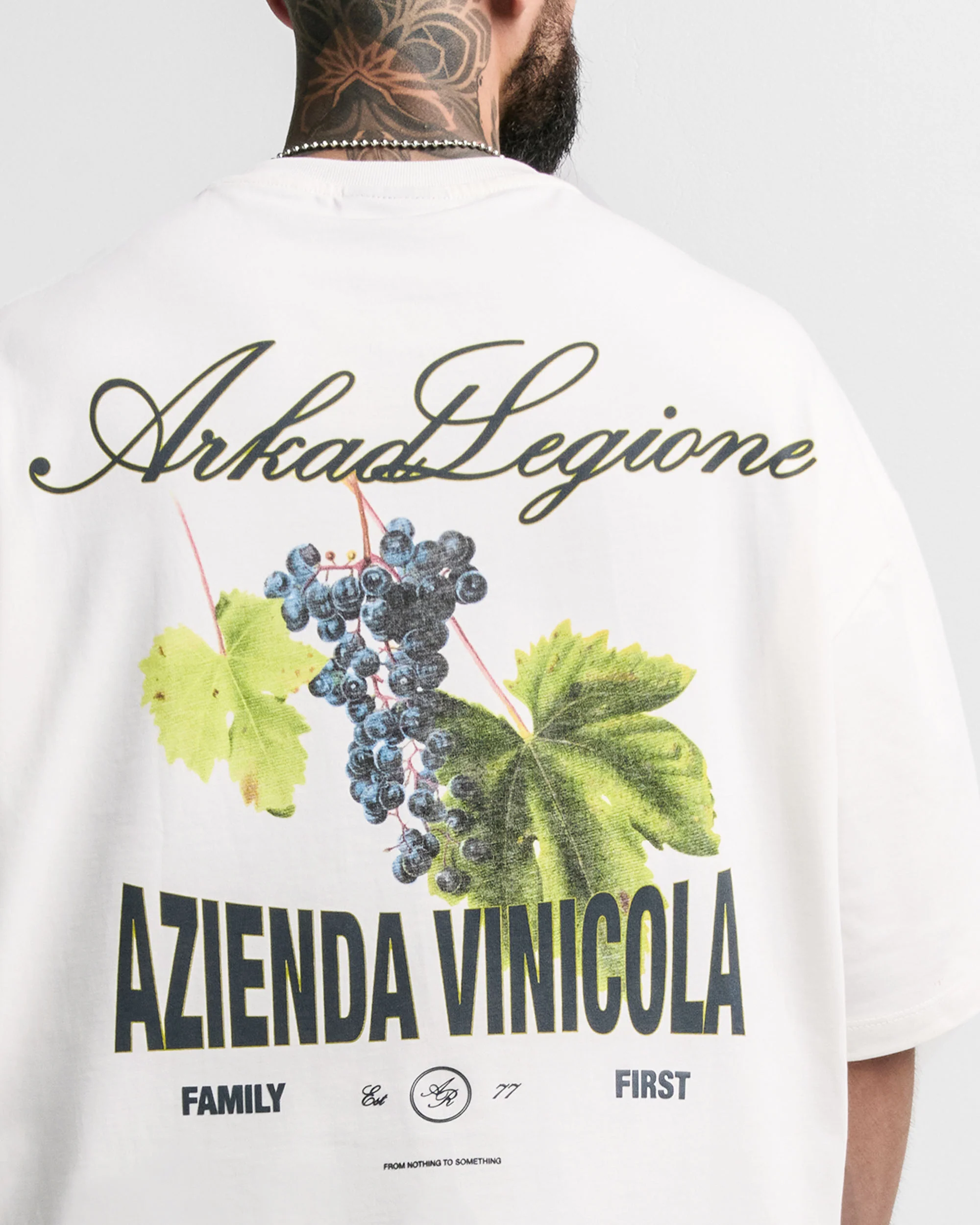 Tshirt Boxy Fit Crema Azienda Vinicola - Image 5
