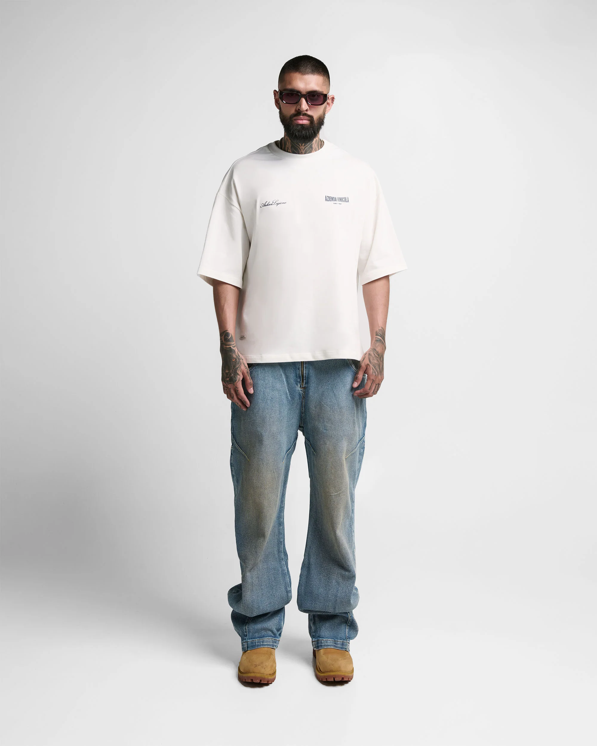 Tshirt Boxy Fit Crema Azienda Vinicola - Image 6