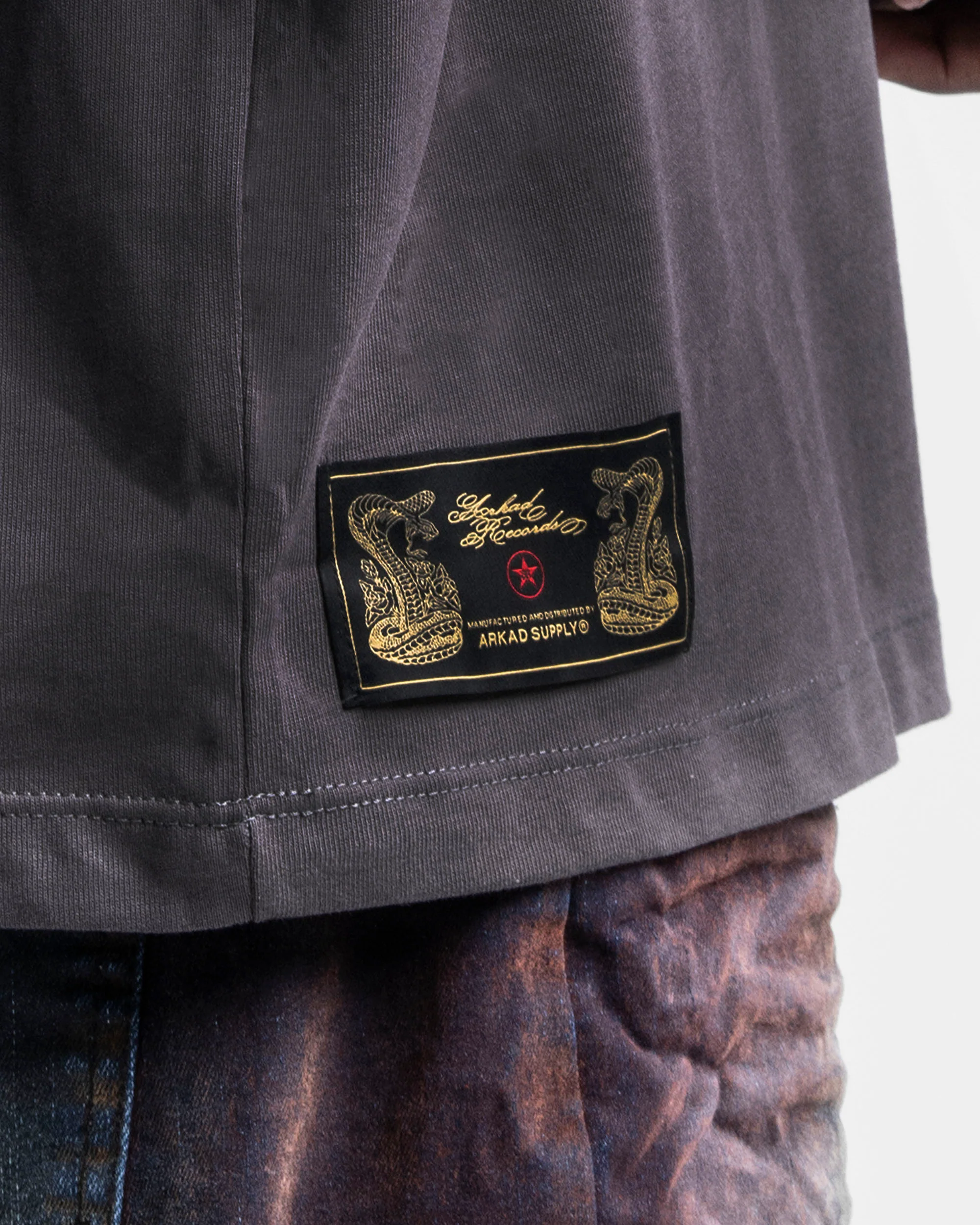 Tshirt Oversize Gris Arkad Records - Image 5