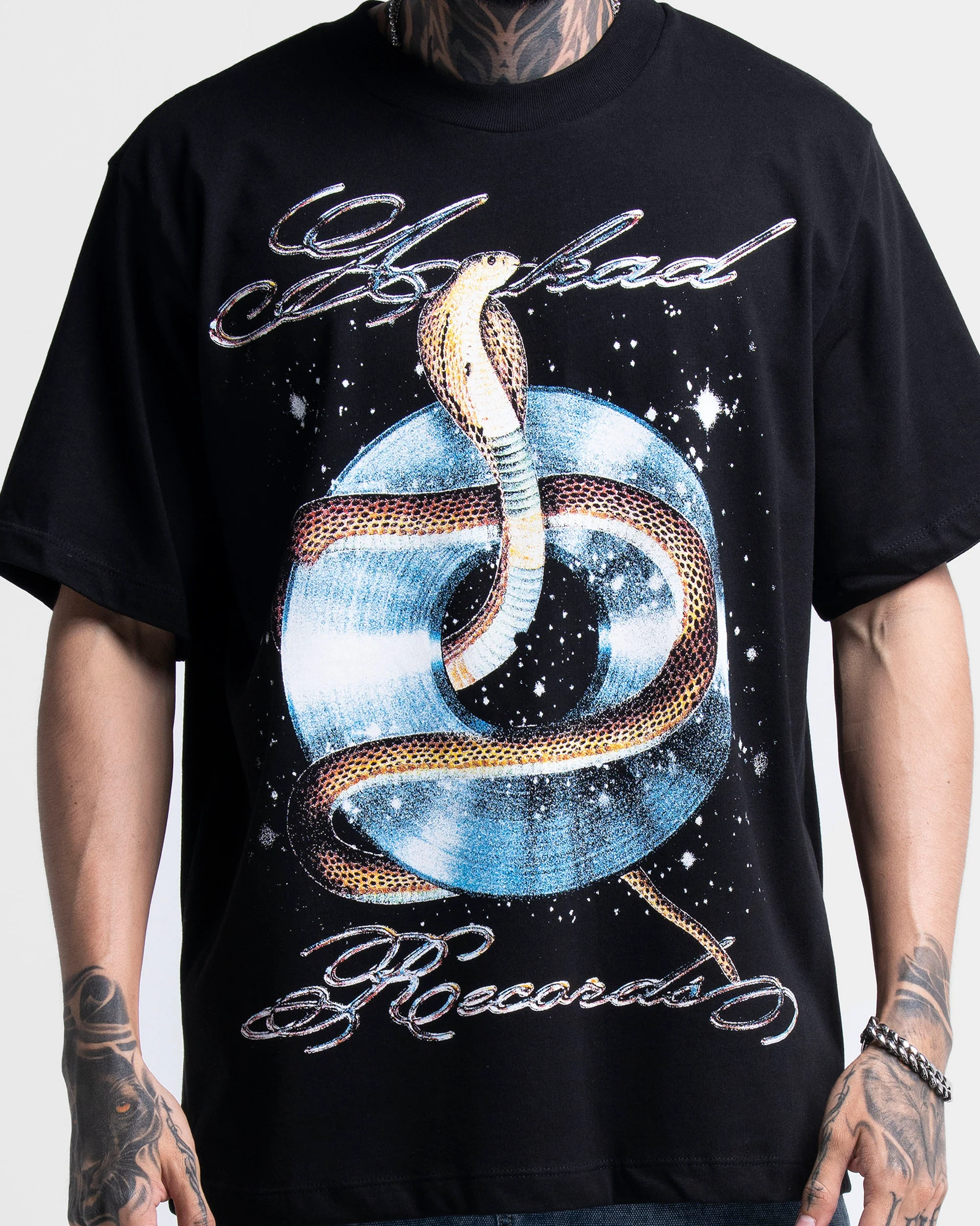 Tshirt Regular Fit Negra Snake - Image 4