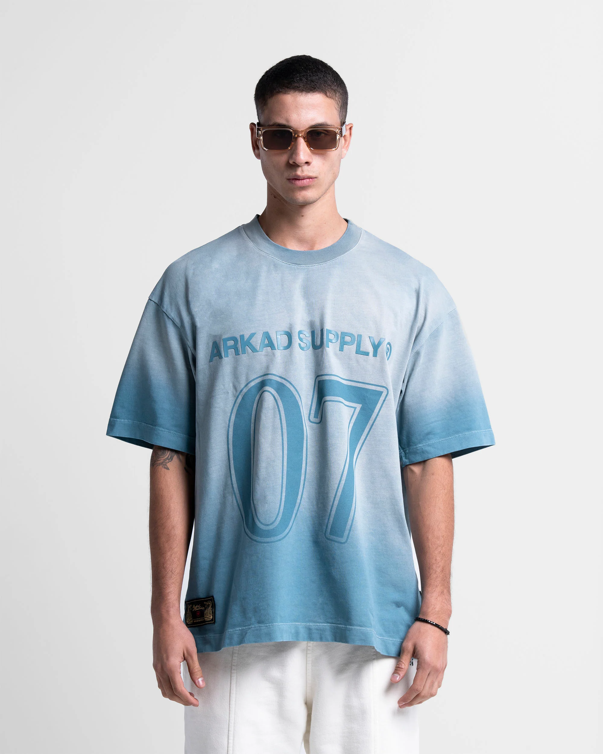 Washed Tshirt Azul 07 - Image 3