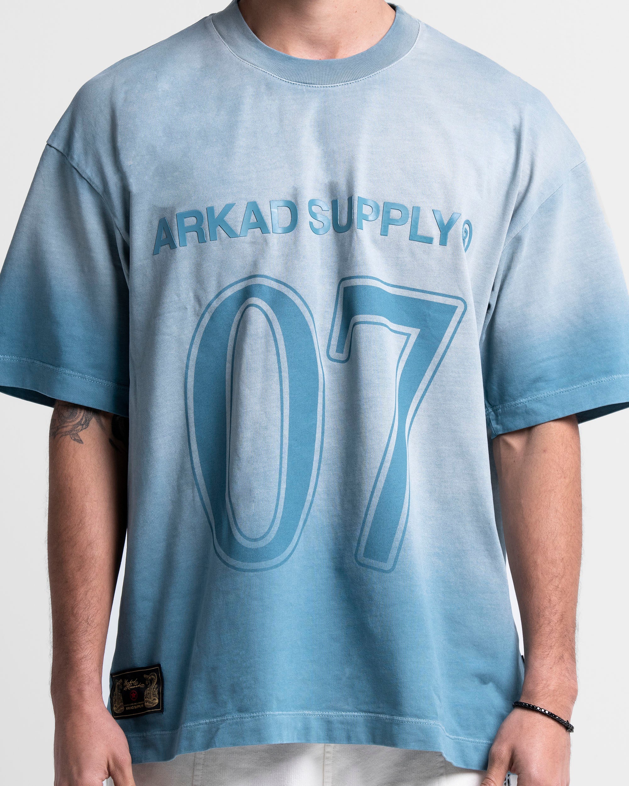 Washed Tshirt Azul 07 - Image 4