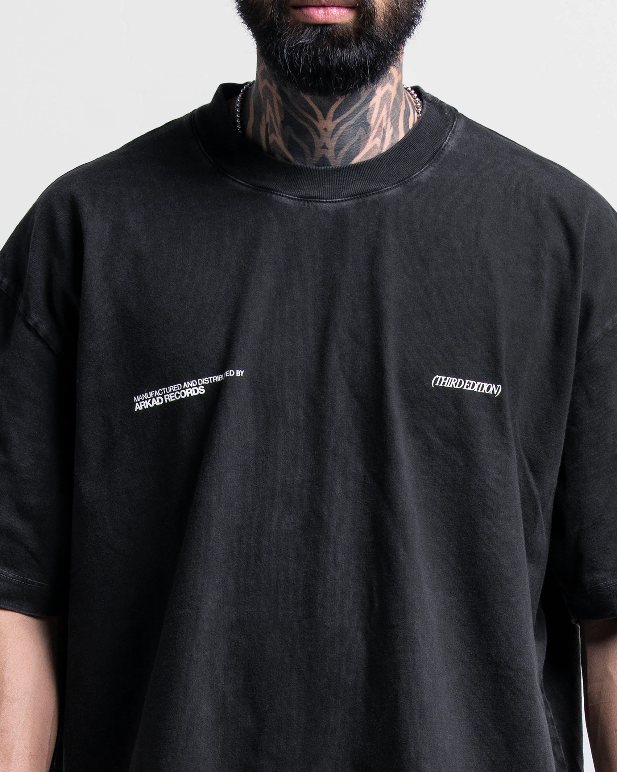 Washed Tshirt Negra CD - Image 4